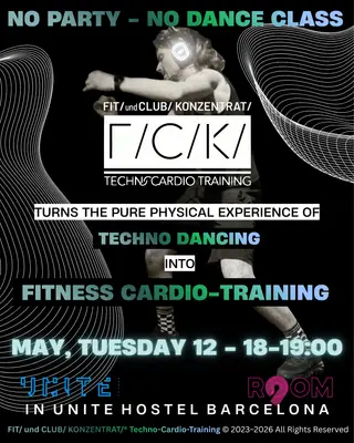 FIT/ und CLUB/ KONZENTRAT/ Techno-Cardio-Training Session FIT/ und CLUB/ KONZENTRAT/ Techno-Cardio-Training Session in Barcelona